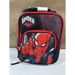 Marvel Spider-Man Insulated Dual Compartment  Lunch Bag Kids New